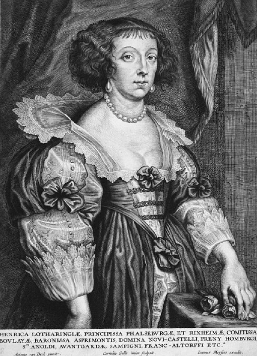 Henriette de Lorraine (Cornelis Galle II, 1635-70)